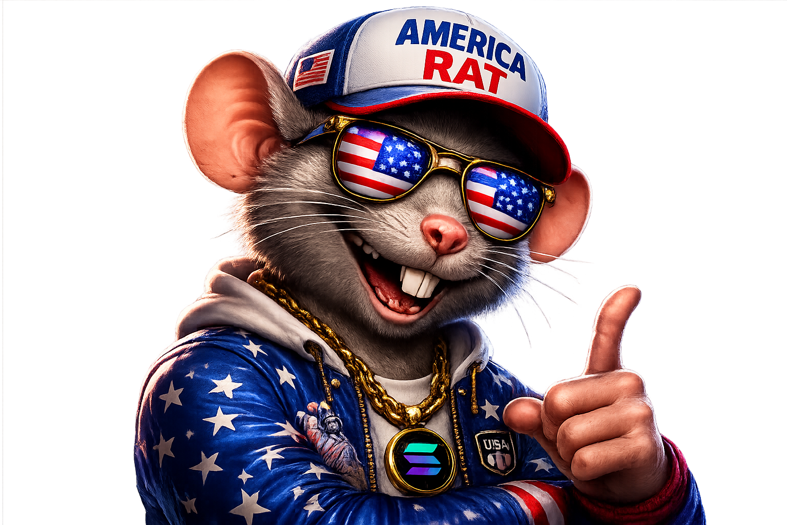 America Rat giving a thumbs up